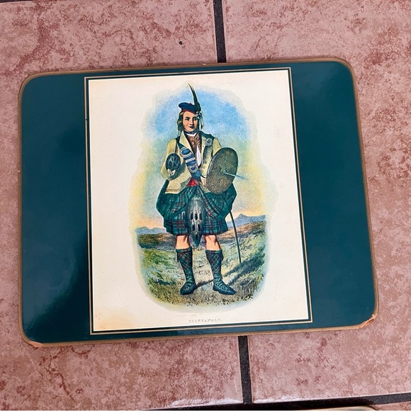 Set of 6 Scottish Themed Coasters/table mats 7/9 inches - Picture 5 of 10